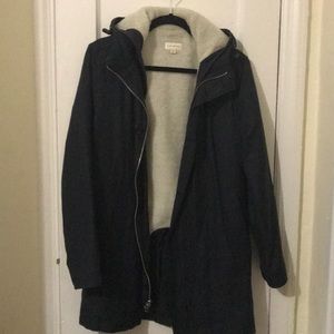 Club Monaco Elongated Jacket w/ Hood